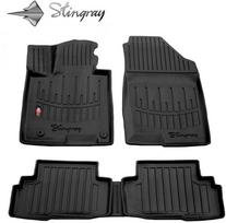 Stingray Guminiai kilimėliai 3D HYUNDAI Tucson NX4 hybrid nuo 2021m. / juoda (Black)