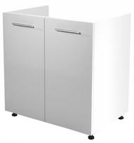 almar Kitchen Bottom Cabinet Under The Sink Vento DK-80/82 White/Honey Oak