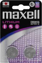 Maxell CR2016 Ličio baterijos 2 vnt. 3V