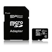 sdr - SILICON POWER 8GB, MICRO SDHC UHS-I, CLASS 10 WITH SD ADAPTER, SDR 50 mode (DDR 50), retail - 1 nuotrauka