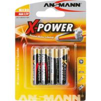 Ansmann X-Power Alkaline Battery Micro AAA 4pcs