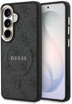 guess pu leather 4g - Guess 4G įspausto žiedo „MagSafe“ dėklas, skirtas „Samsung Galaxy S26 Plus“, juodas - 1 nuotrauka