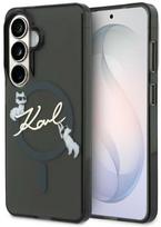 s26 plus - Karl Lagerfeld IML KC Script MagSafe dėklas, skirtas „Samsung Galaxy S26 Plus“, juodas - 1 nuotrauka
