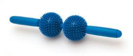 SISSEL Spiky Twin Roller masažuoklis, mėlynas (Blue)