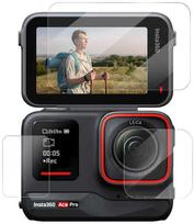 insta360 veiksmo kamera - TELESIN Grūdintas Stiklas Insta360 Ace Pro (Black) - 1 nuotrauka