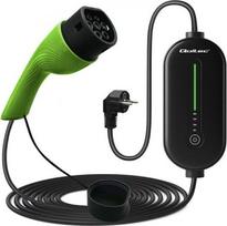 ev ikrovimo - Qoltec Mobilus elektromobilių įkroviklis 2in1 Type 2, 3.5kW, 5m - 1 nuotrauka