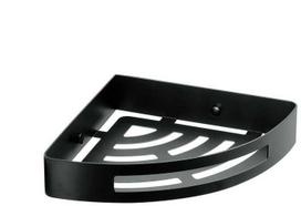 kambarys - Kampinė dušo lentyna GEDY NERVA 247914, juoda (Black) - 1 nuotrauka