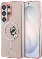Karl Lagerfeld IML „Peekaboo Choupette MagSafe“ dėklas, skirtas „Samsung Galaxy S26 Ultra“, rožinis