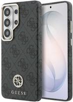 guess pu leather 4g - Guess PU Leather 4G Strass Logo Gold Frame Magnetic dėklas skirtas Samsung Galaxy S26 Ultra juodos spalvos - 1 nuotrauka