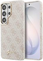 samsung s26 ultra - Guess PU 4G Script Metal Logo Magnetic dėklas skirtas Samsung Galaxy S26 Ultra rožinės spalvos - 1 nuotrauka