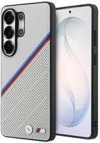 BMW trispalvis metalinis logotipas „MagSafe“ dėklas, skirtas „Samsung Galaxy S26 Ultra“, pilkas