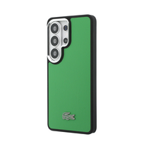 Lacoste Petit Pique metalinis logotipo magnetinis dėklas, skirtas „Samsung Galaxy S26 Ultra“, estragono žalias