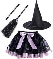 IKONKA - Kostiumas Ragana, juodas (Black) ZA4806
