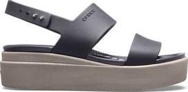 Crocs™ Brooklyn Low Wedge Womens Black/Mushroom 41