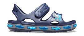 Crocs™ Funlab Shark Band Sandal Kids Navy 25