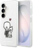 telefonas galaxy s24 - Karl Lagerfeld IML K&CH Back Logo Magnetic dėklas skirtas Apple iPhone Samsung Galaxy S26 skaidrus - 1 nuotrauka