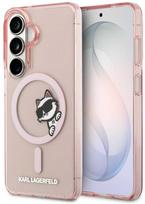 telefonai samsung rozinis - Karl Lagerfeld IML „Peekaboo Choupette MagSafe“ dėklas, skirtas „Samsung Galaxy S26“, rožinis - 1 nuotrauka