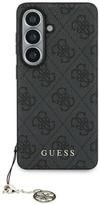 Guess 4G klasikinis „Logo Charm MagSafe“ dėklas, skirtas „Samsung Galaxy S26“, juodas