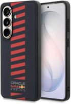 Red Bull Raudona Bull Raudona Bull PU Leather Meshed Powerbar Magnetic dėklas skirtas Samsung Galaxy S26+ mėlynos spalvos