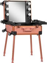kosmetinis veidrodis - Activeshop Makiažo veidrodis - kosmetikos lagaminas T-27 Rose Gold - 1 nuotrauka