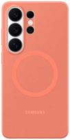 senukai magnetai - Dėklas Samsung Galaxy S26 Ultra Silicone Magnet Cover Coral Raudona - 1 nuotrauka