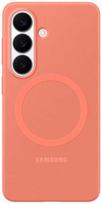 samsung telefonai - Dėklas Samsung Galaxy S26 Silicone Magnet Cover Coral Raudona - 1 nuotrauka