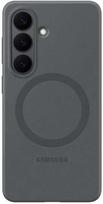 magnetas telefono - Dėklas Samsung Galaxy S26 Silicone Magnet Cover Juodas - 1 nuotrauka