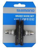 Stabdžių kaladėlės Shimano M70T4 Y8BM9803A, aliuminis/plienas, juoda sp., 2 vnt.