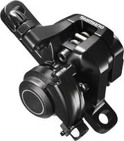 dviracio diskiniai stabdziai - Diskinių stabdžių laikiklis Shimano Altus BR-M317 EBRR317FURL, metalas, juoda sp. - 1 nuotrauka