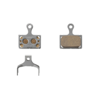 Diskinių stabdžių trinkelių rinkinys Shimano K04S, aliuminis/plienas, chromo sp., 2 vnt.