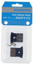 shimano stabdziu kaladeles - Diskinių stabdžių trinkelių rinkinys Shimano L04C Metal, aliuminis/plienas/metalas, juoda sp., 2 vnt. - 1 nuotrauka