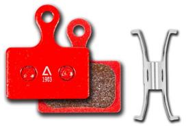 Stabdžių kaladėlės Cube Dura-Ace, metalas, raudona sp.
