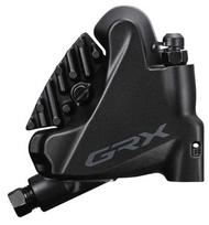 Stabdis Shimano GRX BR-RX400 Hydraulic Disc Brake Caliper IBRRX400RDRF, metalas/sintetinė derva, juoda sp.