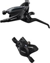 Stabdis Shimano ST-EF505(L)/BR-MT200, aliuminis/plastikas, juoda sp.