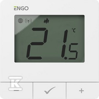 Engo E25 Zigbee virštinkinis termostatas 230V, Baltas (White)