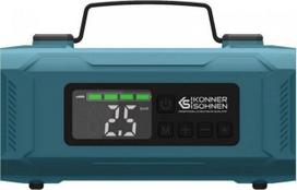 uzvedimo baterija - KÖNNER & SÖHNEN KS JSP-2000 2000A Juodas (Black) - 1 nuotrauka