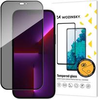 apple iphone - Wozinsky "Privacy Glass" Apsauginis stiklas Apple iPhone 15 - Juodas (Black) - 1 nuotrauka