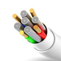 lightning to usb a cable - Dudao L2L USB to Lightning fasst charging data cable 5A 2m White - 5 nuotrauka