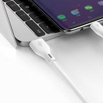 lightning to usb a cable - Dudao L2L USB to Lightning fasst charging data cable 5A 2m White - 9 nuotrauka