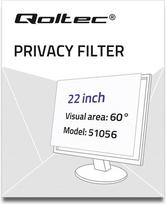 filtras apsaugai - Qoltec RODO Privacy Filter 22" 16:10 51056 - 4 nuotrauka