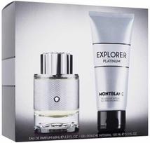 mont blanc explorer - Mont Blanc Explorer Platinum - EDP 60 ml + dušo želė 100 ml - 1 nuotrauka