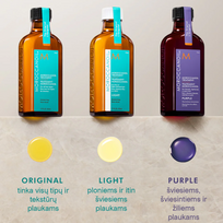moroccanoil treatment - Moroccanoil Treatment Purple aliejus šviesiems ir žiliems plaukams 50 ml - 2 nuotrauka