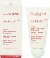 Clarins UV Plus Multi-Protection Moisturizing Screen SPF50-PA+++ veido kremas nuo saulės - 30 ml.