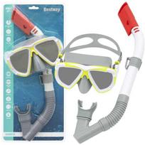plaukimo kauke - Bestway nardymo rinkinys kaukė su šniūrais 24053, mėlyna/juoda/pilka (Blue/Black/Grey) - 1 nuotrauka