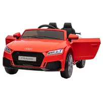12v varikliukas - Dvivietis vaikiškas elektrinis automobilis Homcom Audi TT RS Roadster, raudonas - 2 nuotrauka