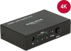 laidas - Delock 18600 HDMI 3-Port Switch - 1 nuotrauka