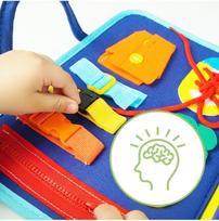 3d zaisl - Malplay Montessori manipuliacinė lavinamoji veiklos knyga - lagaminas 3D - 7 nuotrauka