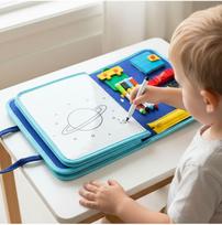3d zaisl - Malplay Montessori manipuliacinė lavinamoji veiklos knyga - lagaminas 3D - 9 nuotrauka