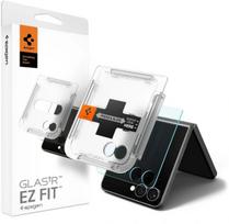 samsung telefonai - Spigen "Glas.TR EZ Fit HD" Apsauginis stiklas Samsung Galaxy Z Flip 7 - Skaidrus (Transparent) - 1 nuotrauka