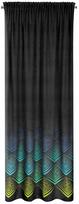 Naktinė užuolaida Angelina, mėlyna sp./juoda sp./žalia sp., 140 cm x 270 cm